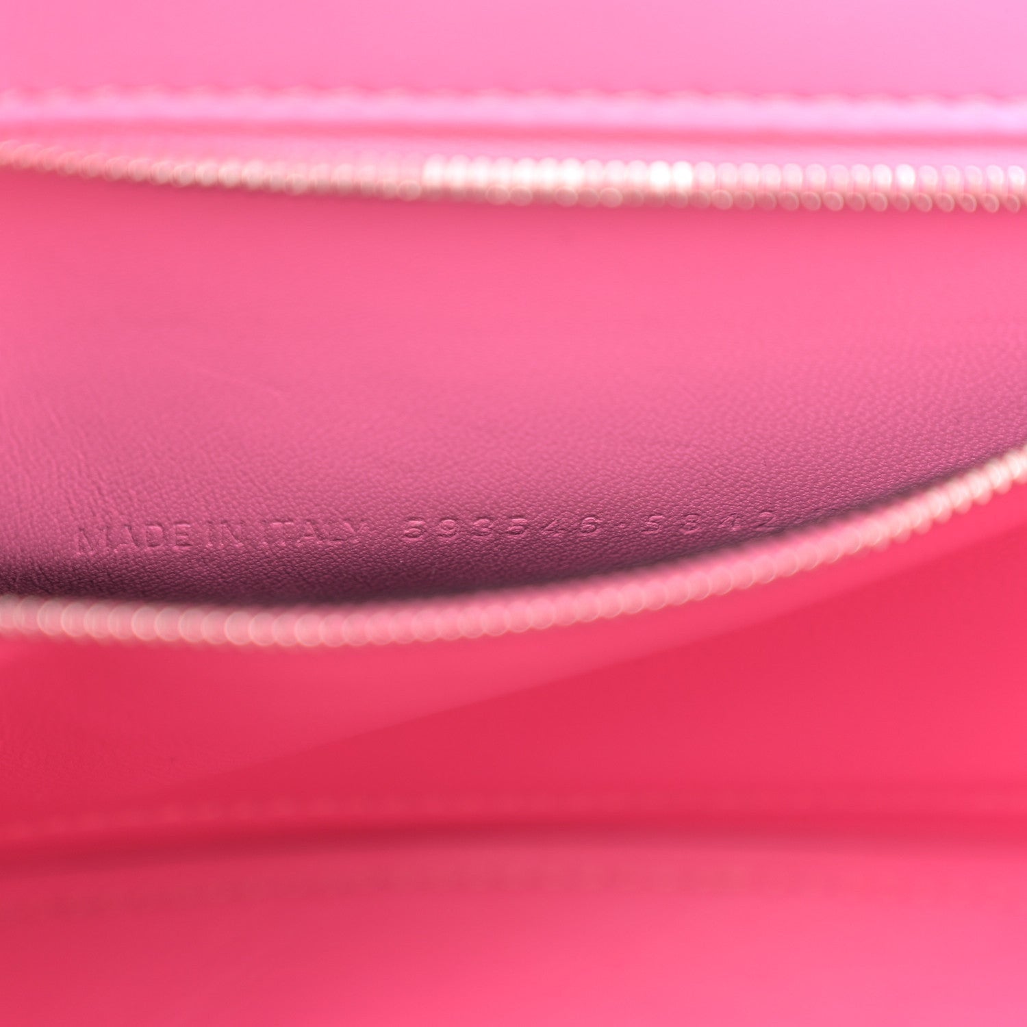 Balenciaga Shiny Calfskin Crocodile Embossed Small Hourglass Top Handle Bag Baby Pink 7 of 7
