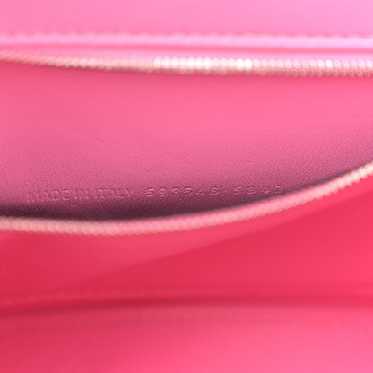 Balenciaga Shiny Calfskin Crocodile Embossed Small Hourglass Top Handle Bag Baby Pink 7 of 7