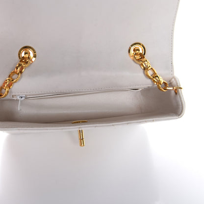 Chanel Lambskin Quilted Small Single Flap White 5 of 9