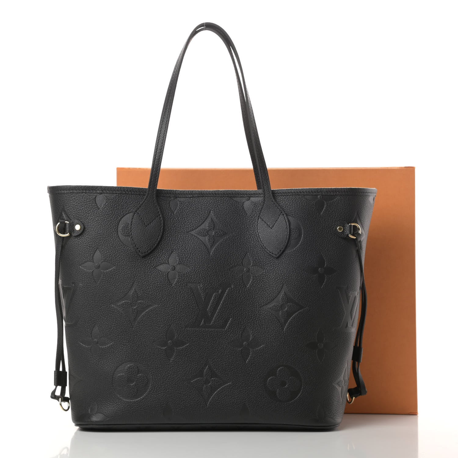 Louis Vuitton Empreinte Monogram Giant Neverfull MM Black 10 of 10