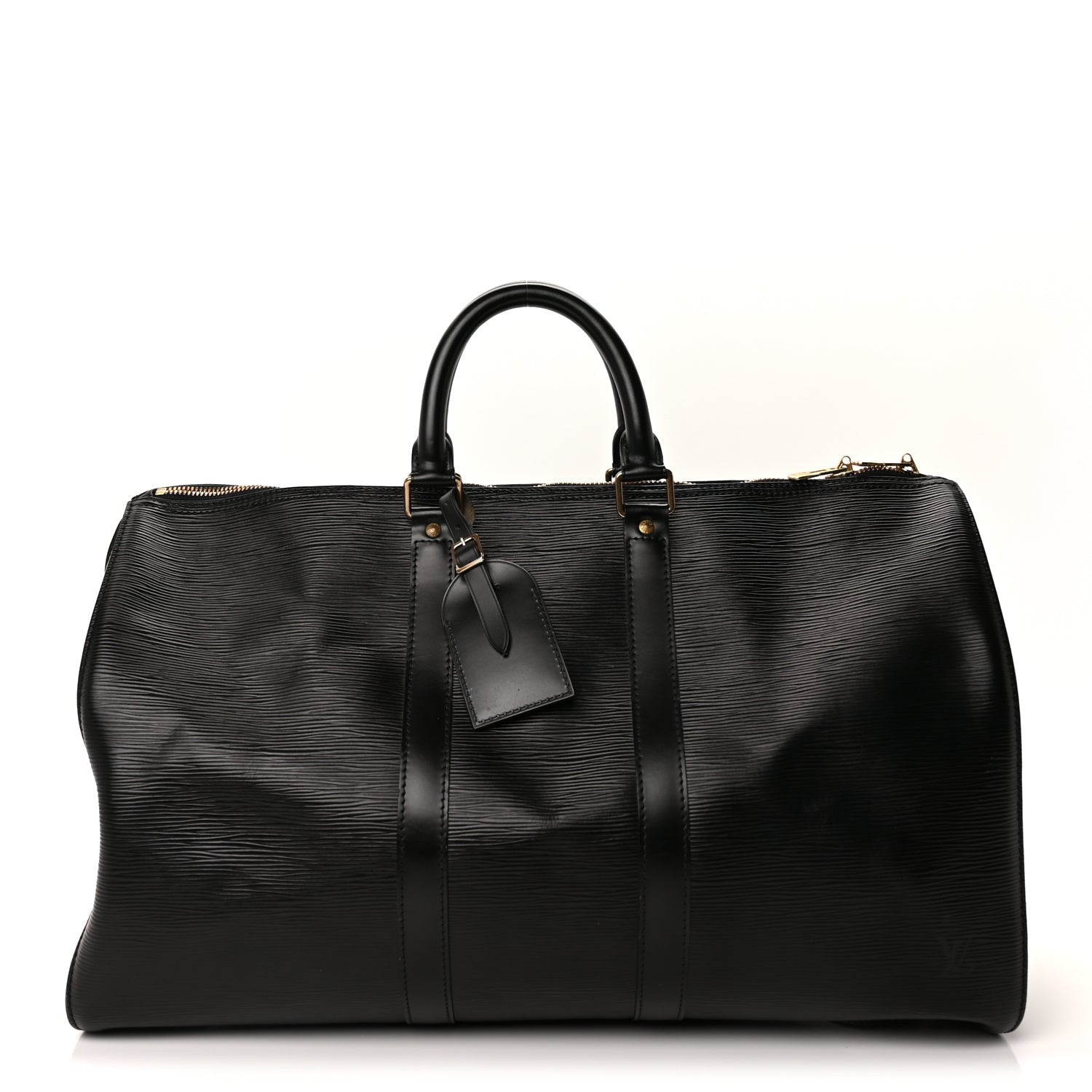 Louis Vuitton Epi Keepall 45 Black Black 1 of 8