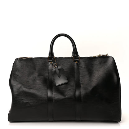 Louis Vuitton Epi Keepall 45 Black Black 1 of 8