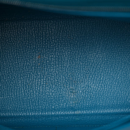 Hermes Taurillon Clemence Kelly Retourne 28 Bleu Izmir 12 of 18