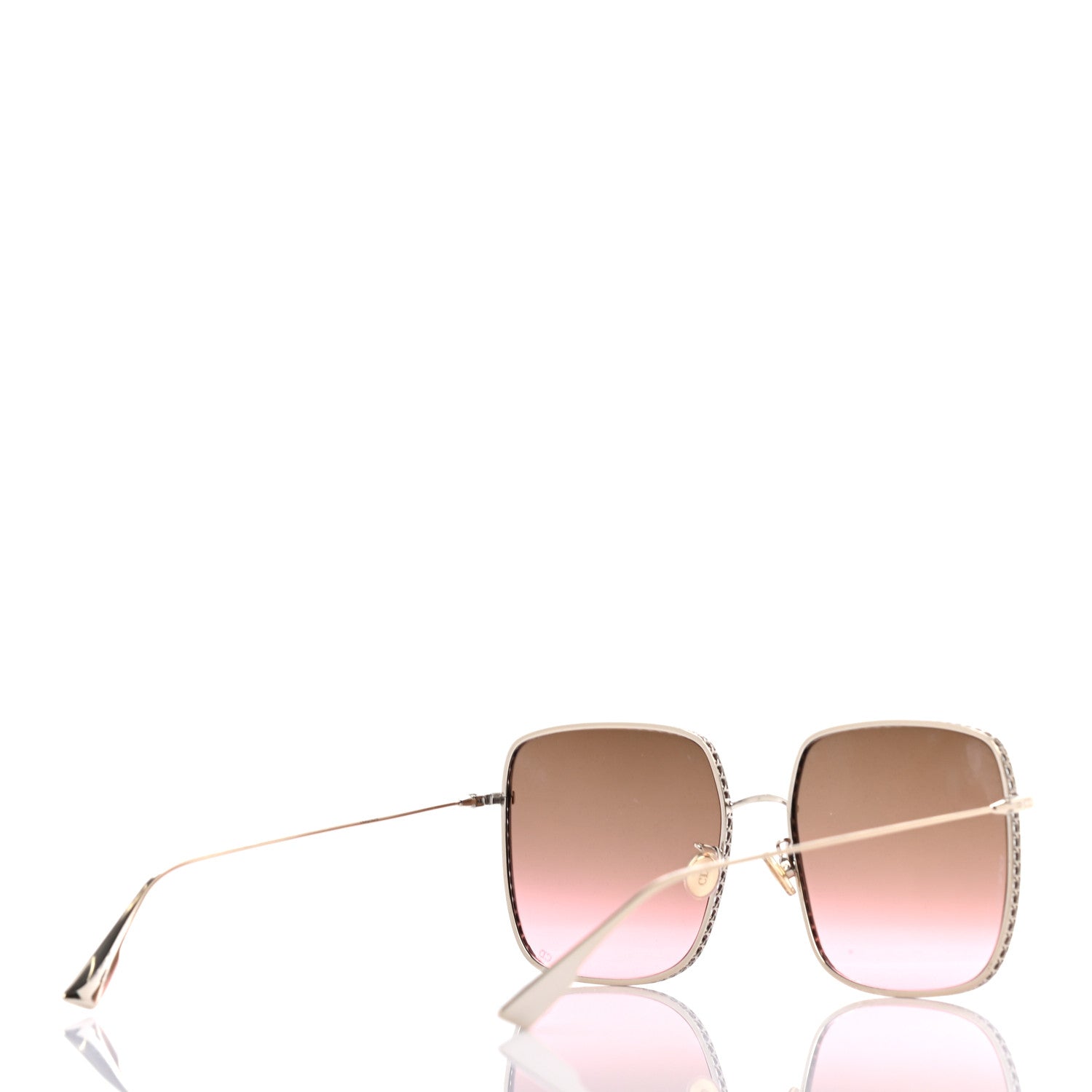 Christian Dior Metal Dior By Dior 2 Sunglasses Gold 4 of 6