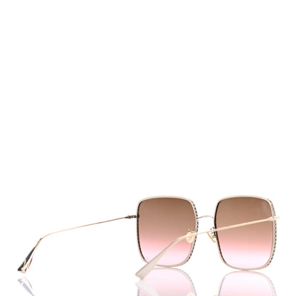 Christian Dior Metal Dior By Dior 2 Sunglasses Gold 4 of 6