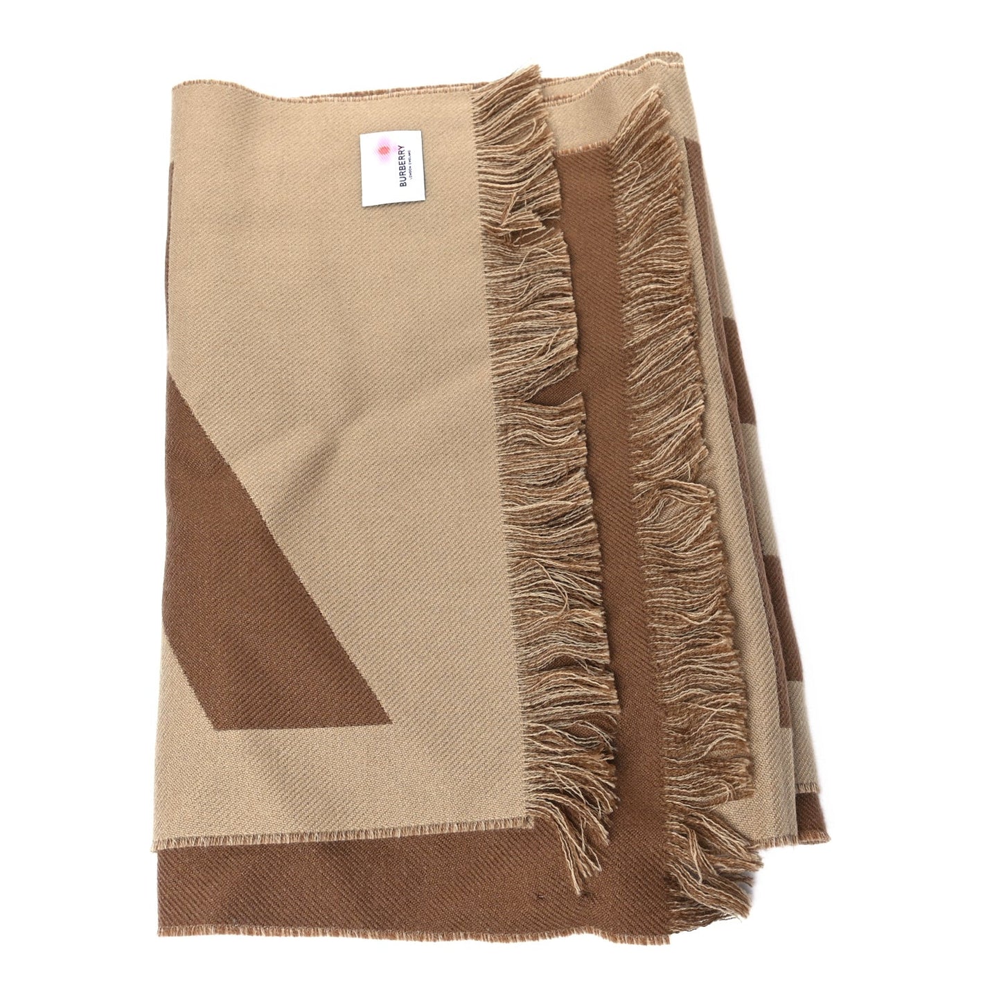 Wool Logo Football Scarf Birch Brown