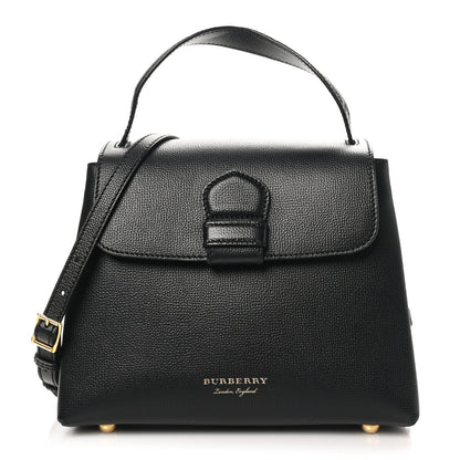Burberry Derby Calfskin House Check Small Camberley Black 1 of 7