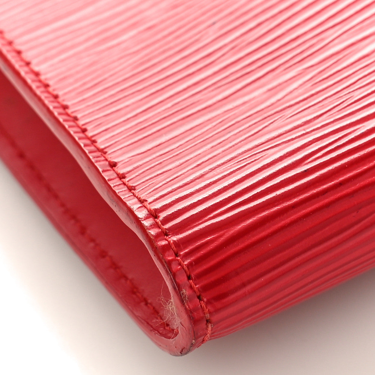 Louis Vuitton Epi Pochette Accessories 24 Castillan Red 8 of 10
