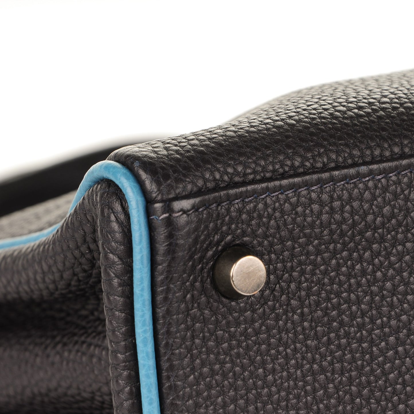 Togo Kelly Retourne 28 Indigo Blue Jean