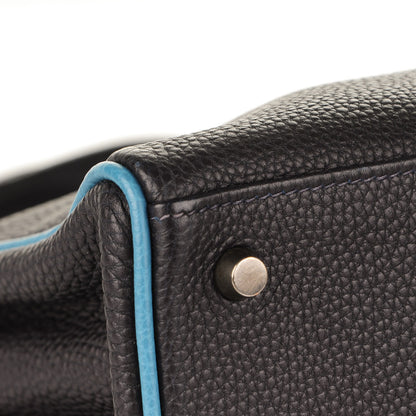 Hermes Togo Kelly Retourne 28 Indigo Blue Jean 10 of 25