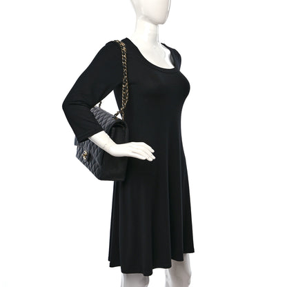 Chanel Caviar Quilted Maxi Double Flap Black 2 of 13