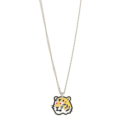 Louis Vuitton X NIGO Metal Enamel Tiger Pendant Necklace 2 of 4