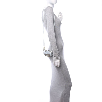 Fendi X MARC JACOBS Bleached Denim Logo Baguette Charm Off White 2 of 9