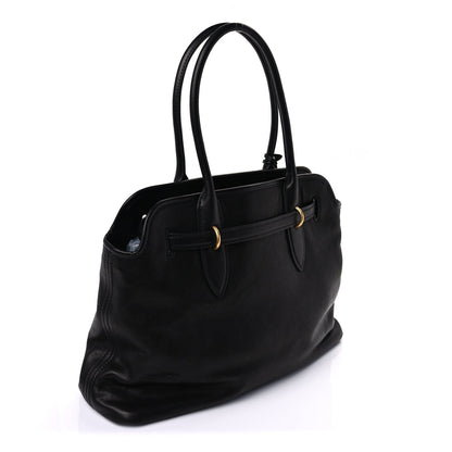 Miu Miu Nappa Medium Aventure Bag  Black 2 of 8
