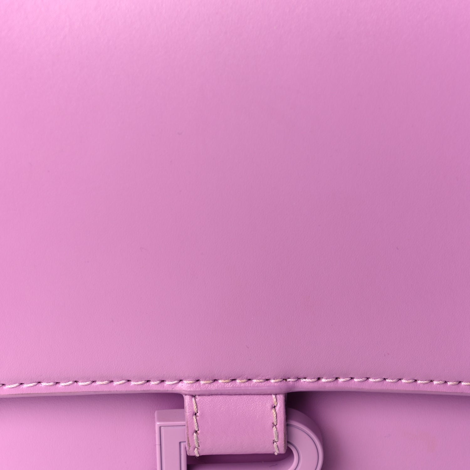 Balenciaga Shiny Box Calfskin Tonal B Small Hourglass Top Handle Bag Lilac 6 of 8