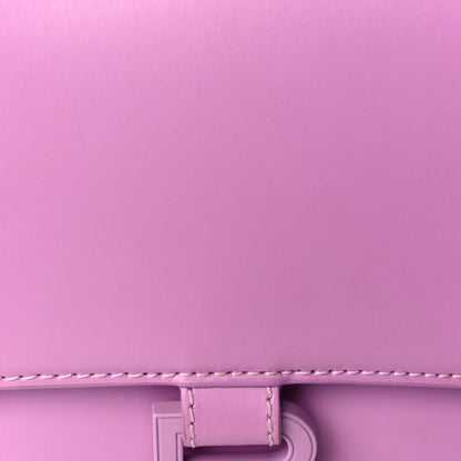 Balenciaga Shiny Box Calfskin Tonal B Small Hourglass Top Handle Bag Lilac 6 of 8