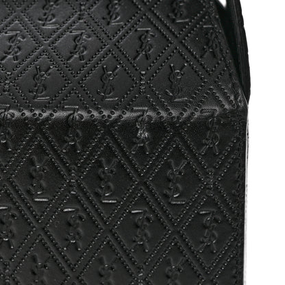Saint Laurent Calfskin Monogram Take Away Box Black 7 of 7