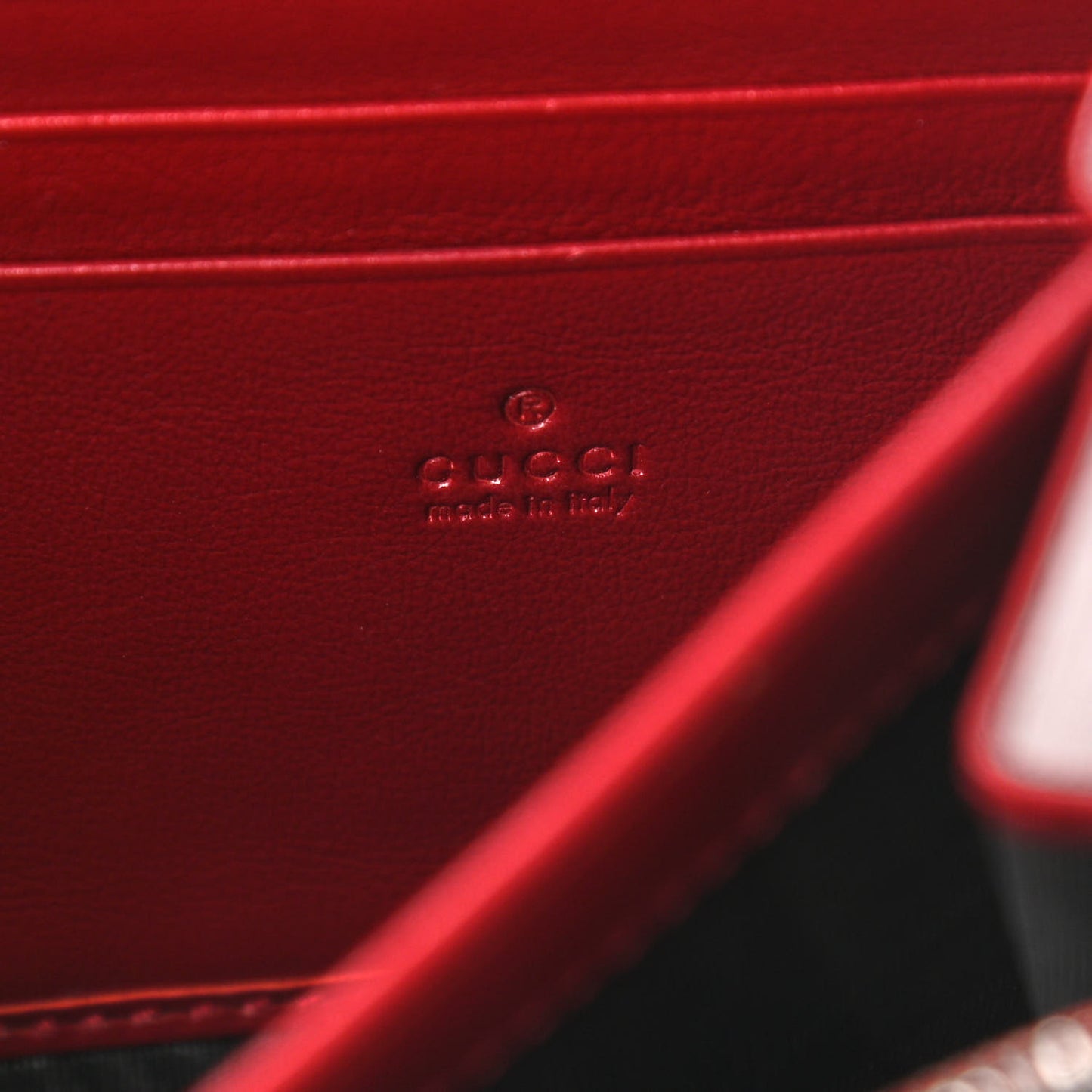 Tweed GG Monogram Mini Dionysus Chain Wallet Black White Romantic Cherry