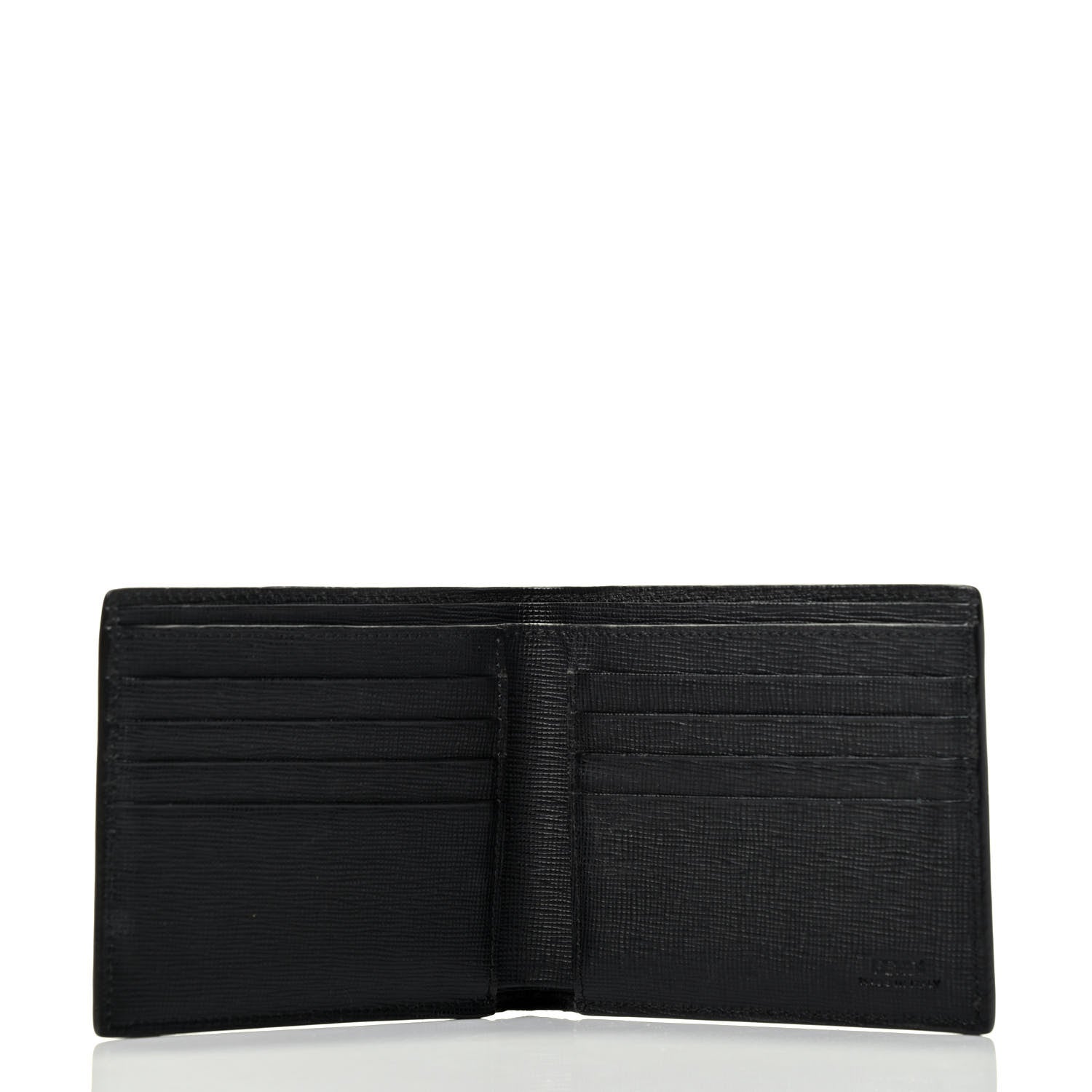 Fendi Vitello Elite Granite Monster Eyes Bi-fold Wallet Navy 4 of 4