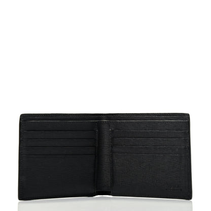 Fendi Vitello Elite Granite Monster Eyes Bi-fold Wallet Navy 4 of 4