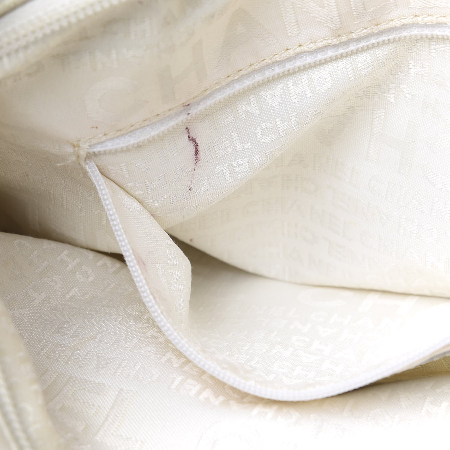 Chanel Lambskin Stitched Medium Ultimate Soft Tote White 9 of 11