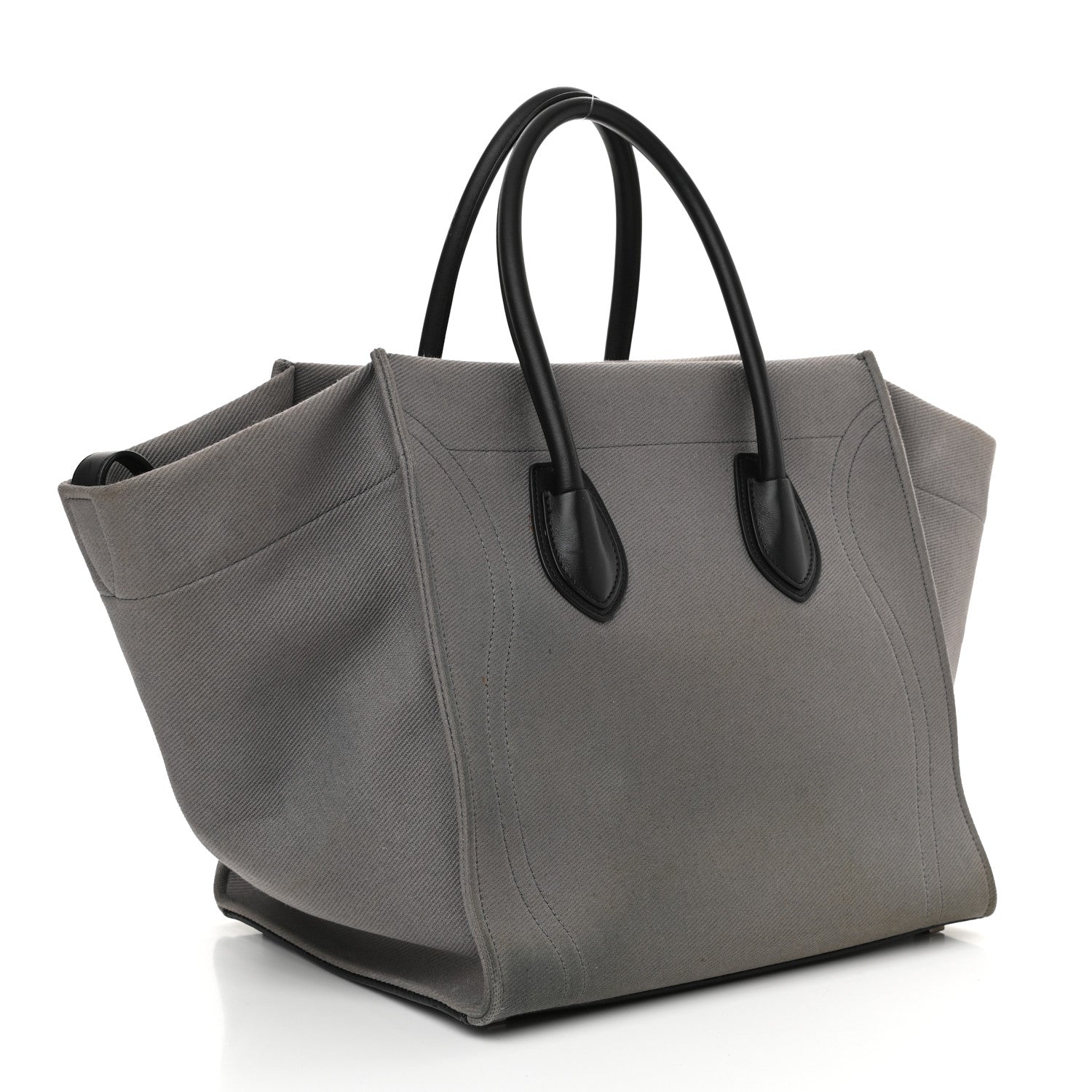 Celine Cotton Canvas Medium Phantom Luggage Grey 2 of 15