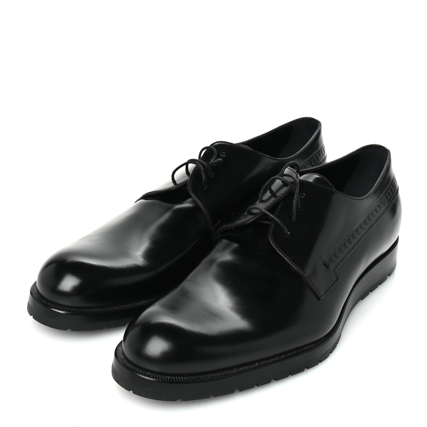 Louis Vuitton Calfskin Mens State Derby 8 Black 3 of 7