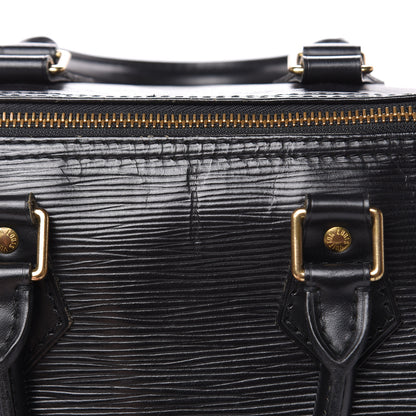 Louis Vuitton Epi Speedy 30 Black 14 of 17