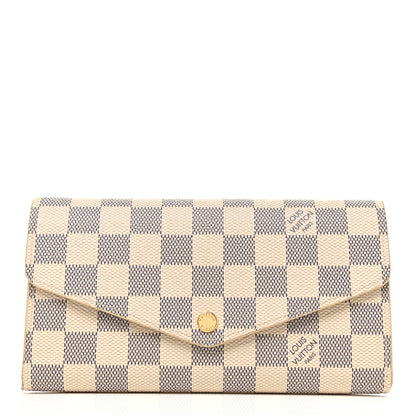Louis Vuitton Damier Azur Sarah Wallet NM 1 of 11