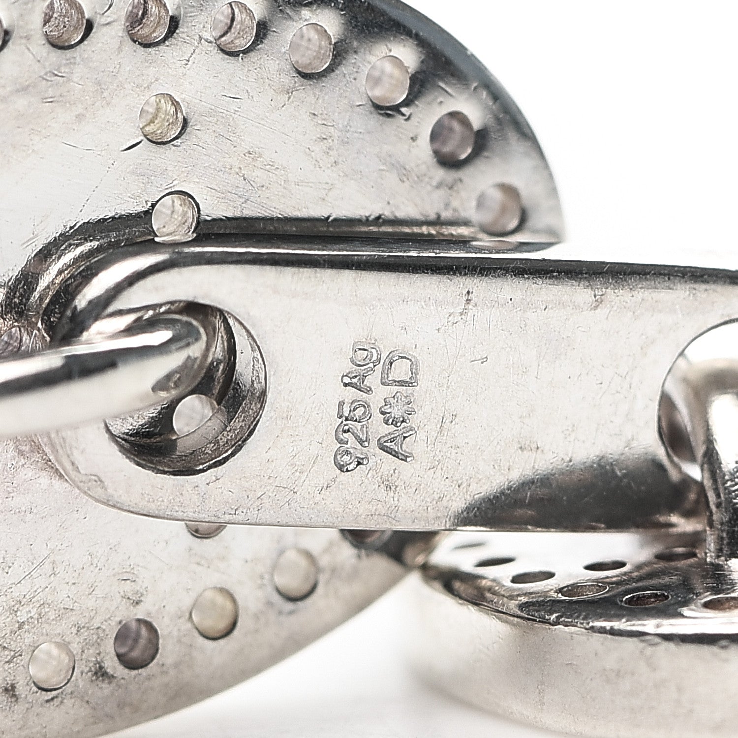 Hermes Sterling Silver Oval Cufflinks 3 of 6