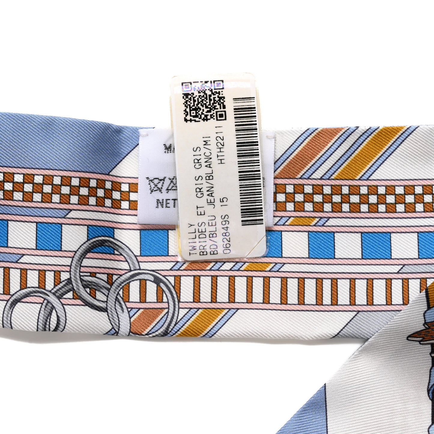 Silk Brides et Gris Twilly Gris Bleu Jean White Miel