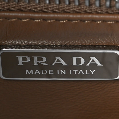 Prada Nappa Soft Padded Re-Edition 2002 Moon Bag Caramel 6 of 8