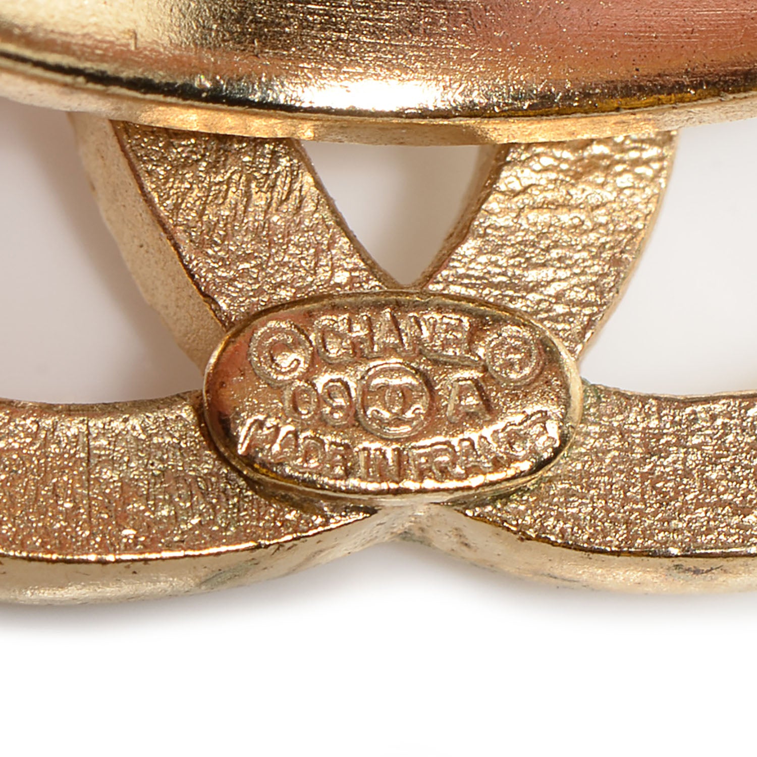 Chanel Crystal CC Ring Gold 6.5 4 of 4