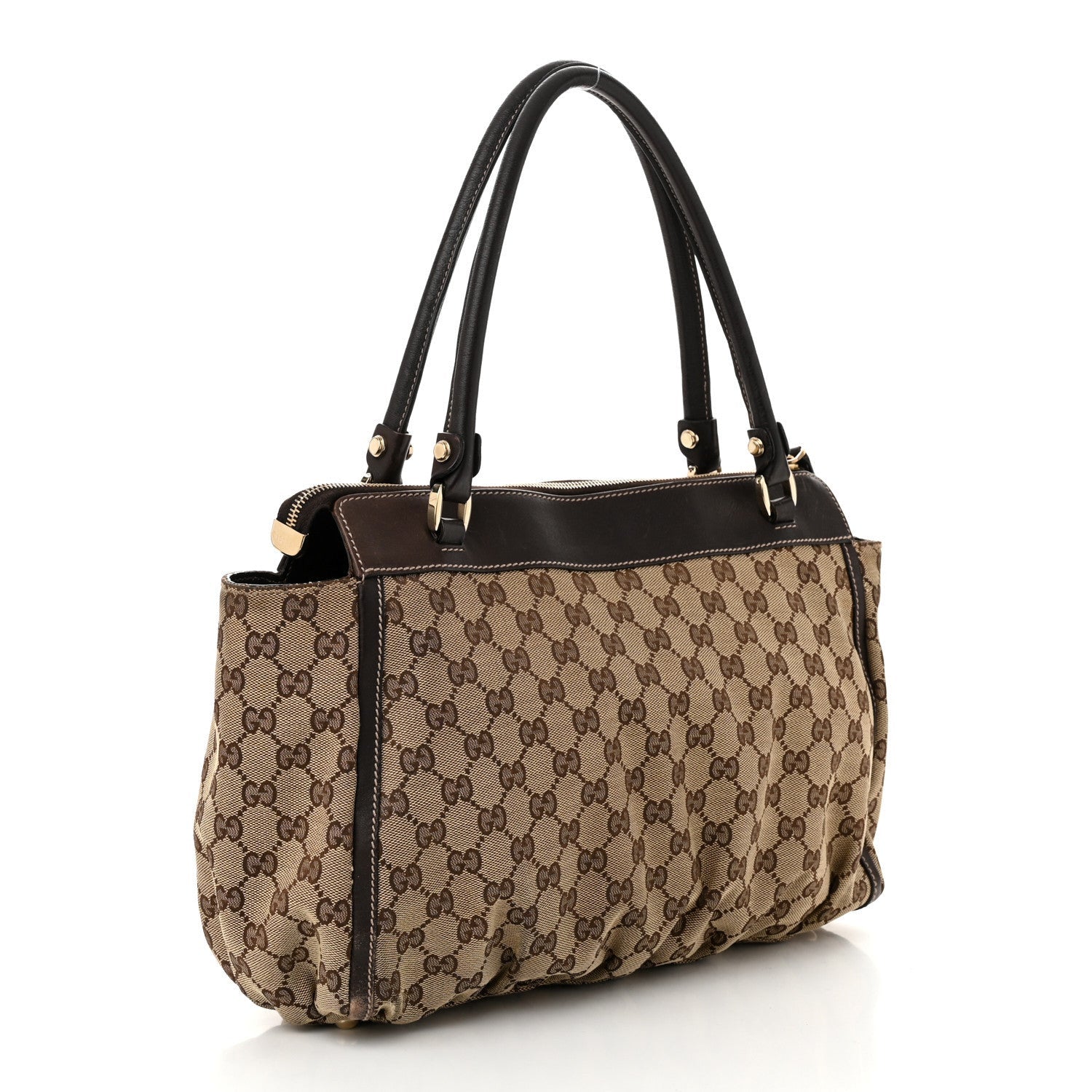 Gucci Monogram D Gold Tote Dark Brown d Gold Tote Dark Brown 3 of 7