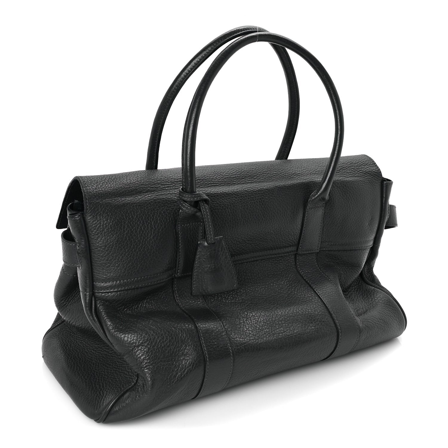Mulberry Pebbled Calfskin Bayswater Graphite 2 of 7