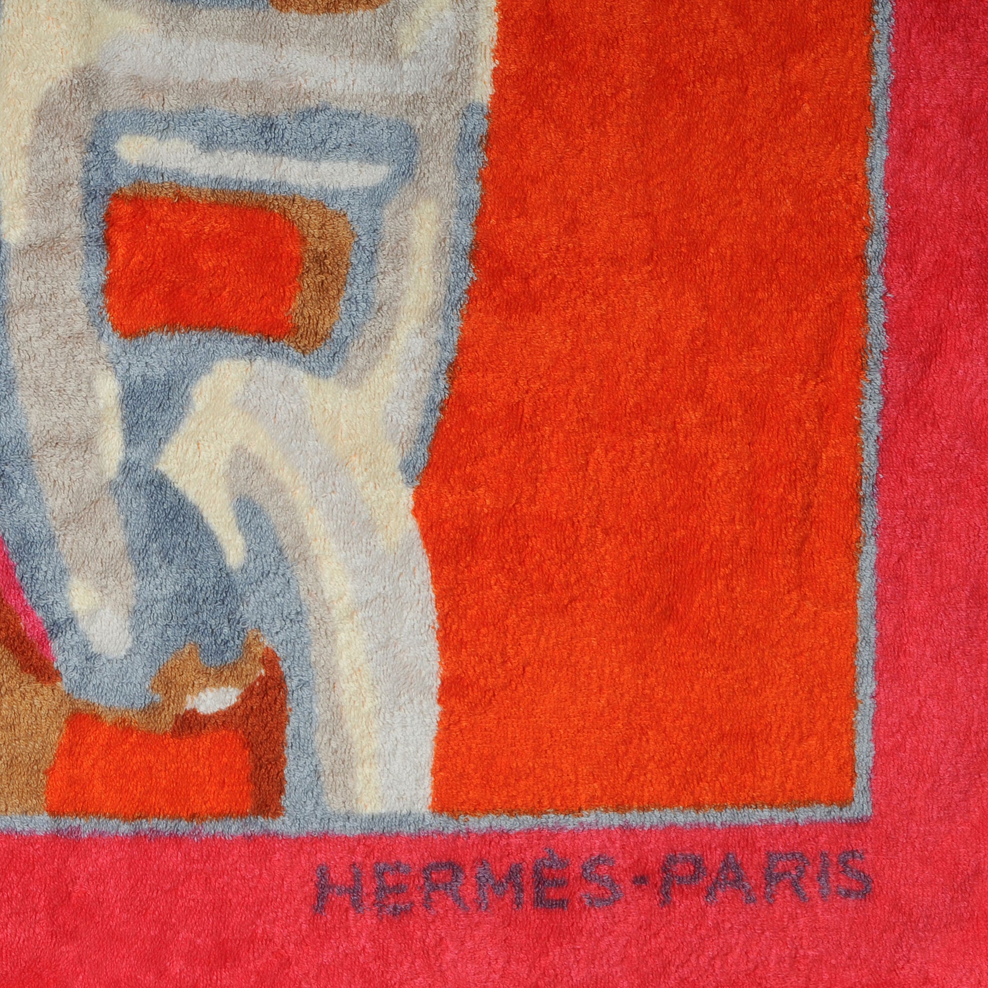 Hermes Terry Cotton Chaine D'Ancre Printed Beach Towel 3 of 6