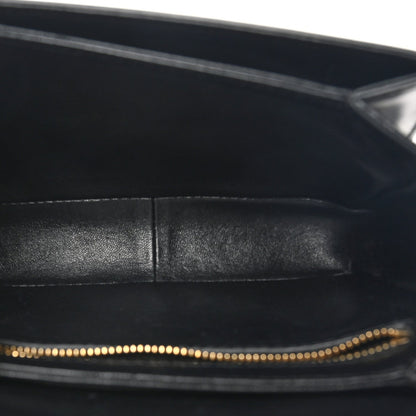 Celine Shiny Calfskin Teen Triomphe Black 5 of 7