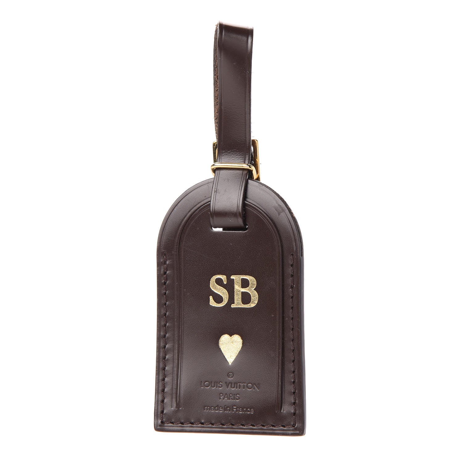 Louis Vuitton Calfskin Luggage Tag Ebene 1 of 3