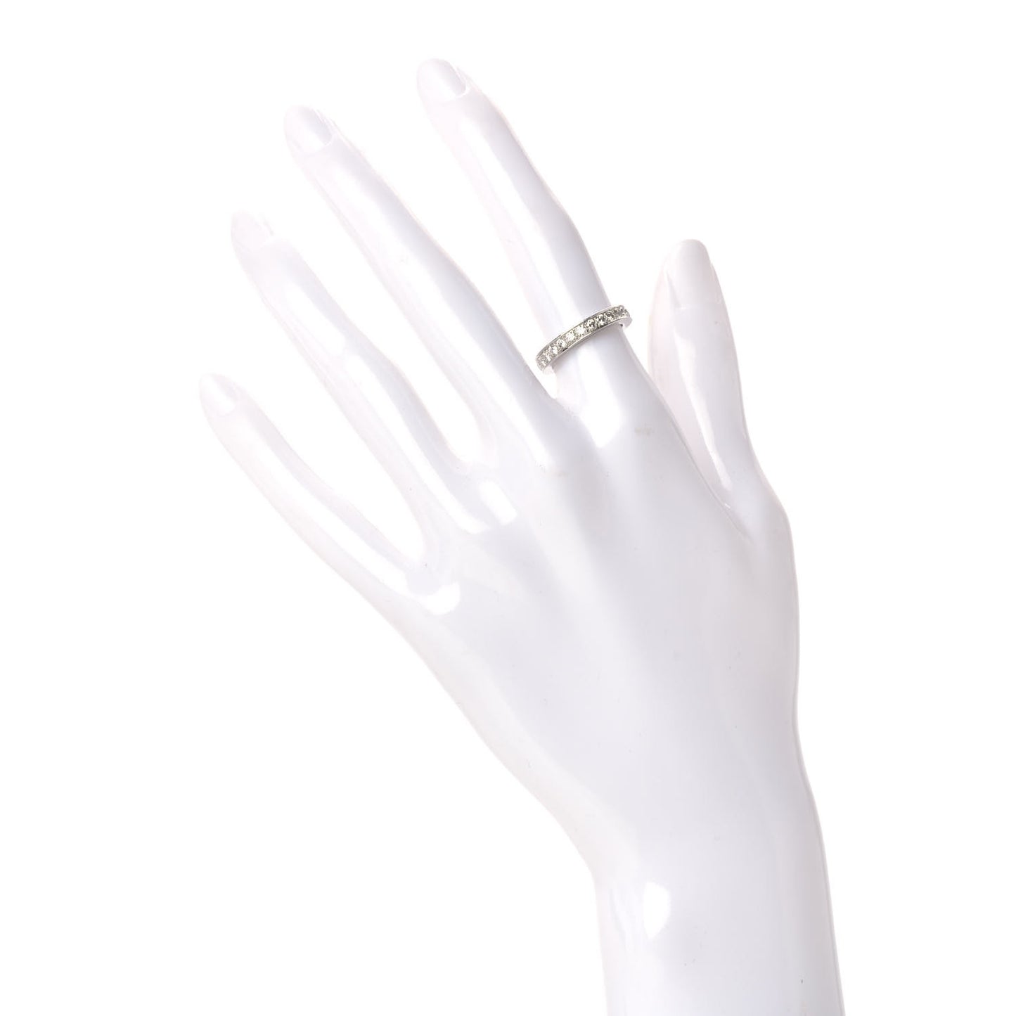 Platinum Diamond 3.2mm Romance Wedding Band Ring 49 5