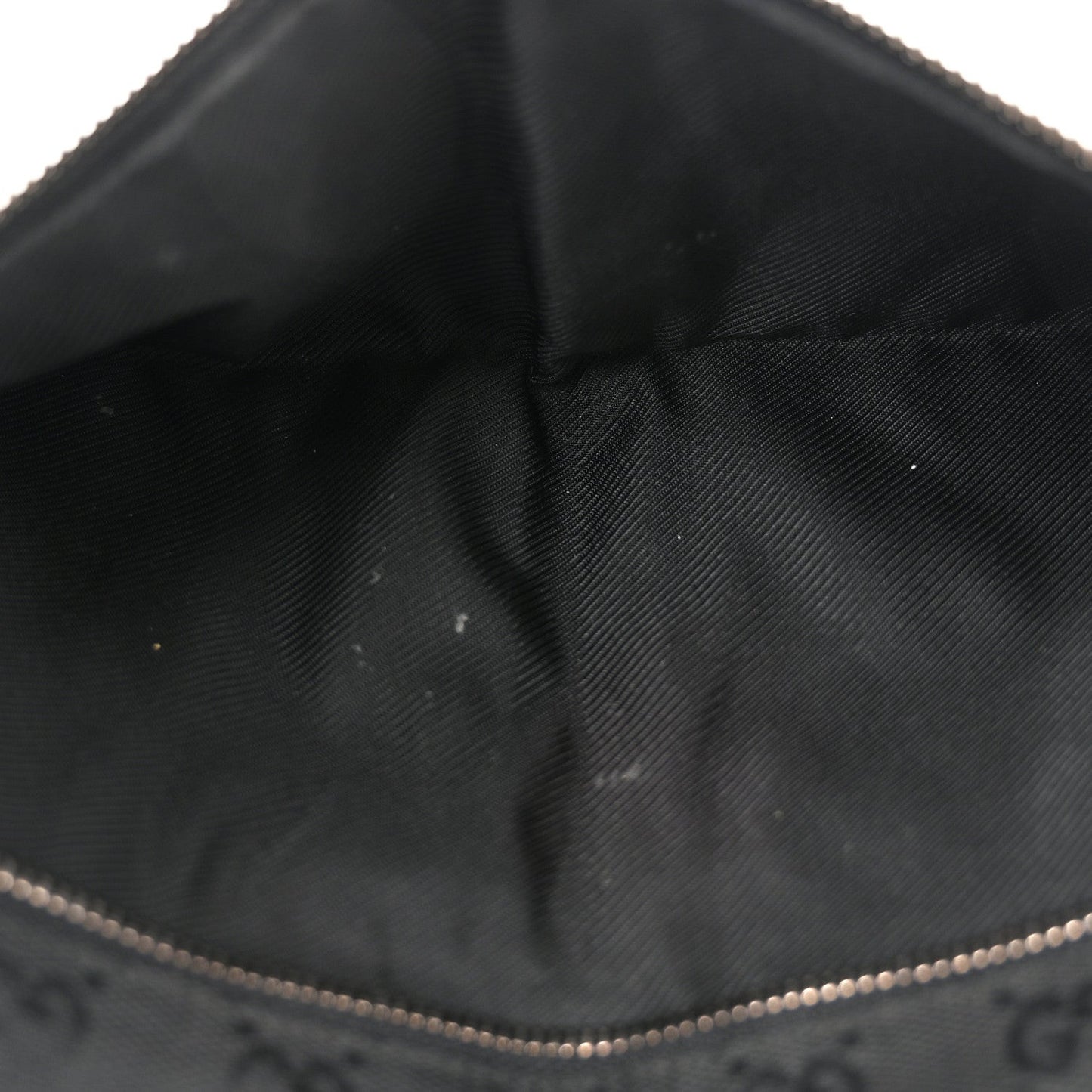 GG Monogram Double Pocket Belt Bag Black