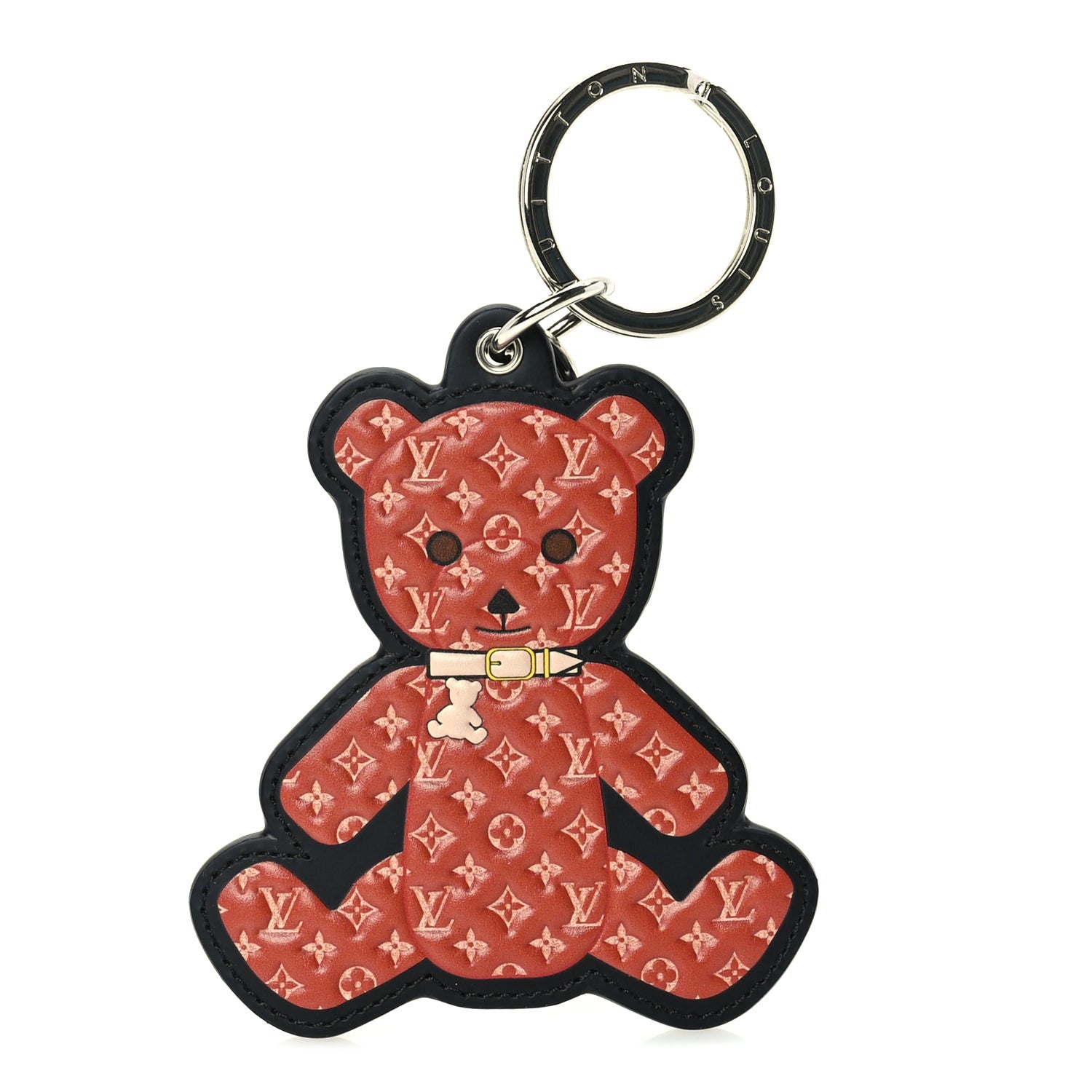 Louis Vuitton Monogram Teddy Bear Bag Charm Key Holder  Brown 1 of 5
