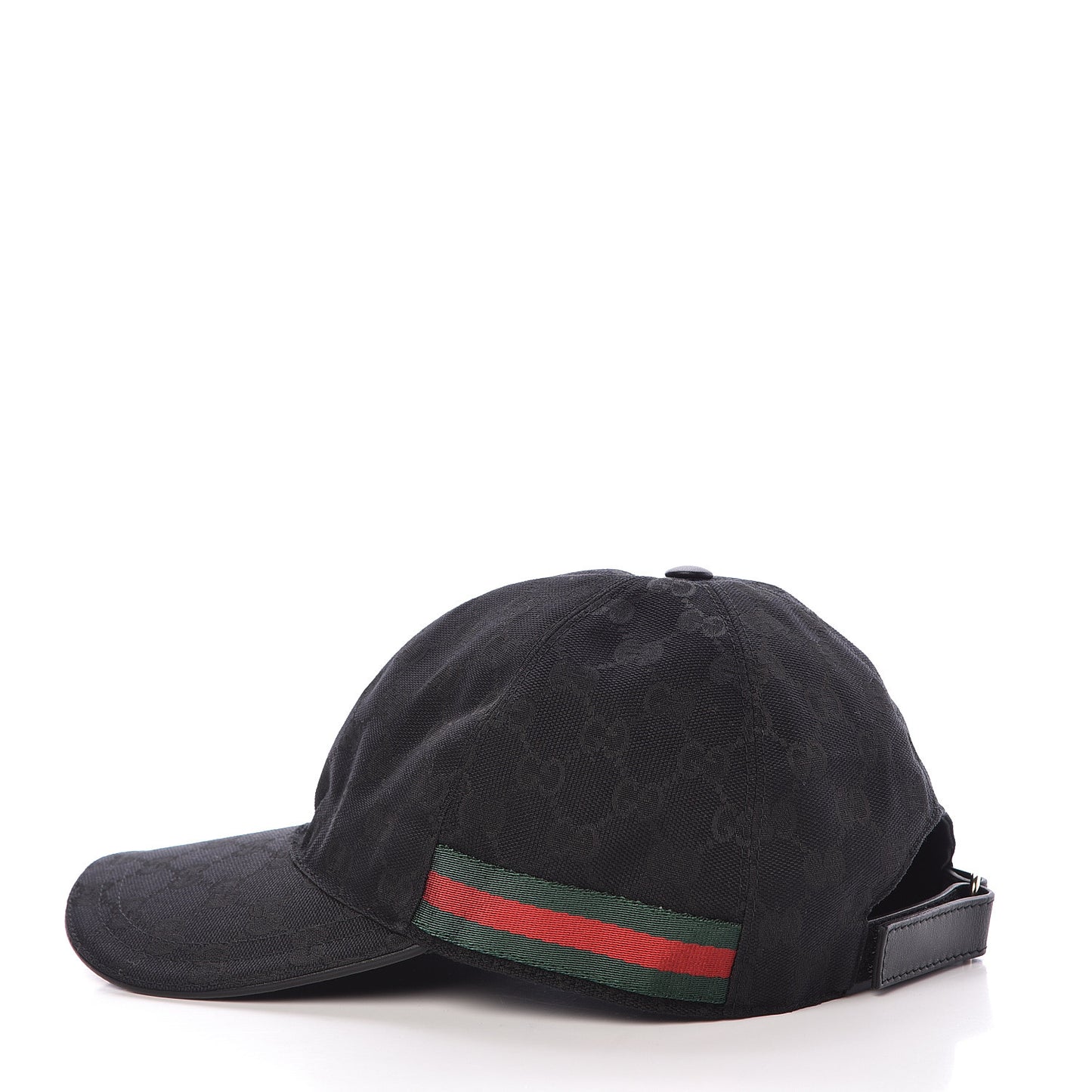 Monogram Web Baseball Hat XL Black
