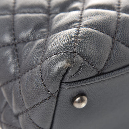 Chanel Caviar Quilted Large Coco Handle Flap Grey 14 of 15