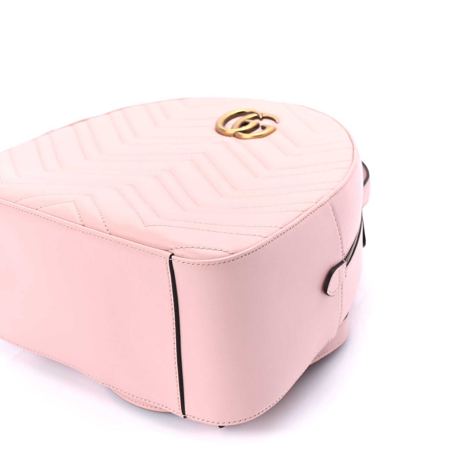 Gucci Calfskin Matelasse GG Marmont Backpack Porcelain Rose 8 of 8