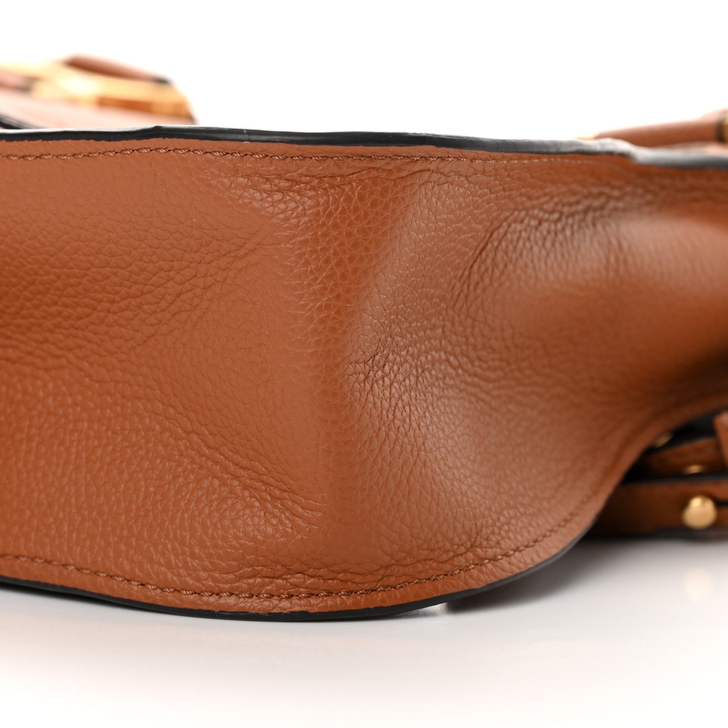 Calfskin Small Marcie Satchel Tan