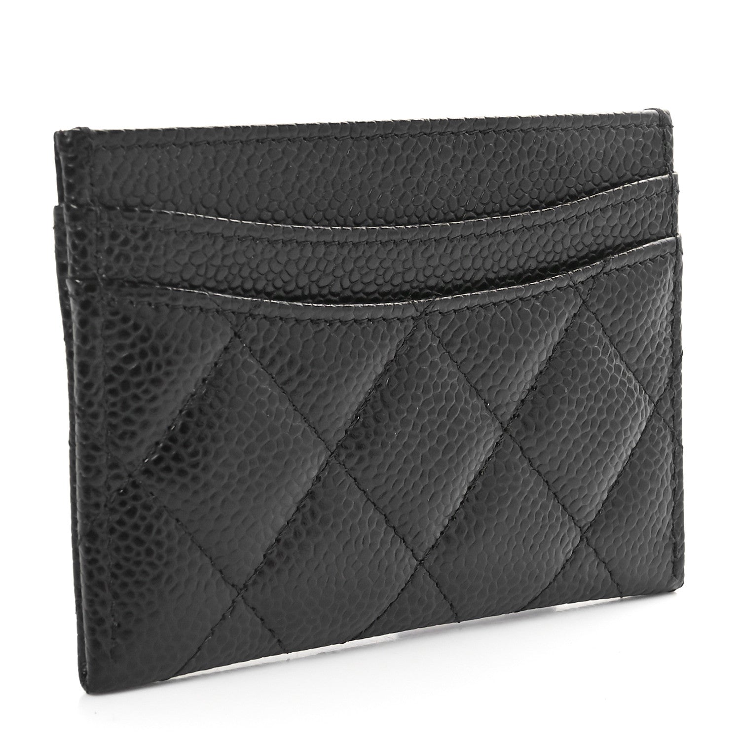 Chanel Caviar Quilted Card Holder Black 3 of 9