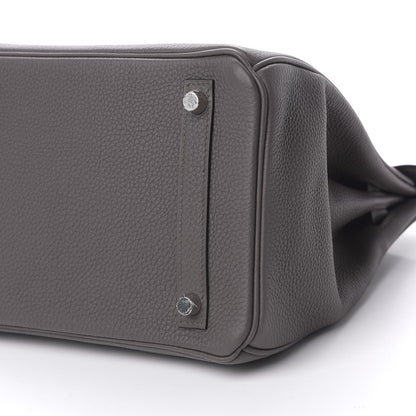 Hermes Togo Birkin 30 Etain 7 of 8