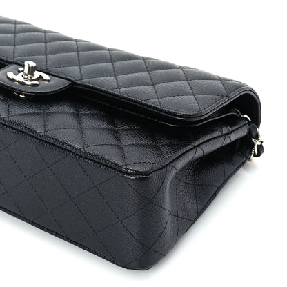 Chanel Caviar Quilted Medium Double Flap Black 9 of 9
