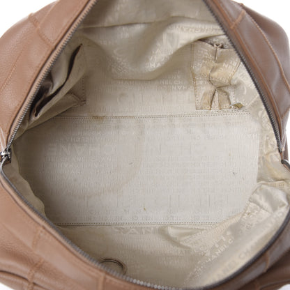 Chanel Caviar Square Stitched Tote Beige 5 of 11