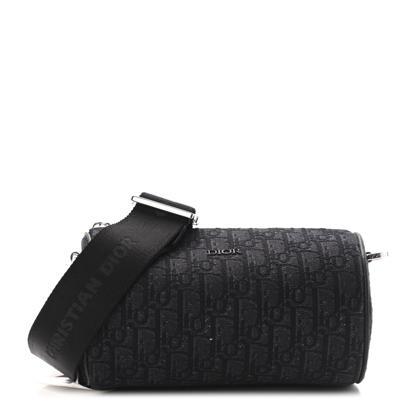 Oblique Roller Messenger Bag Black